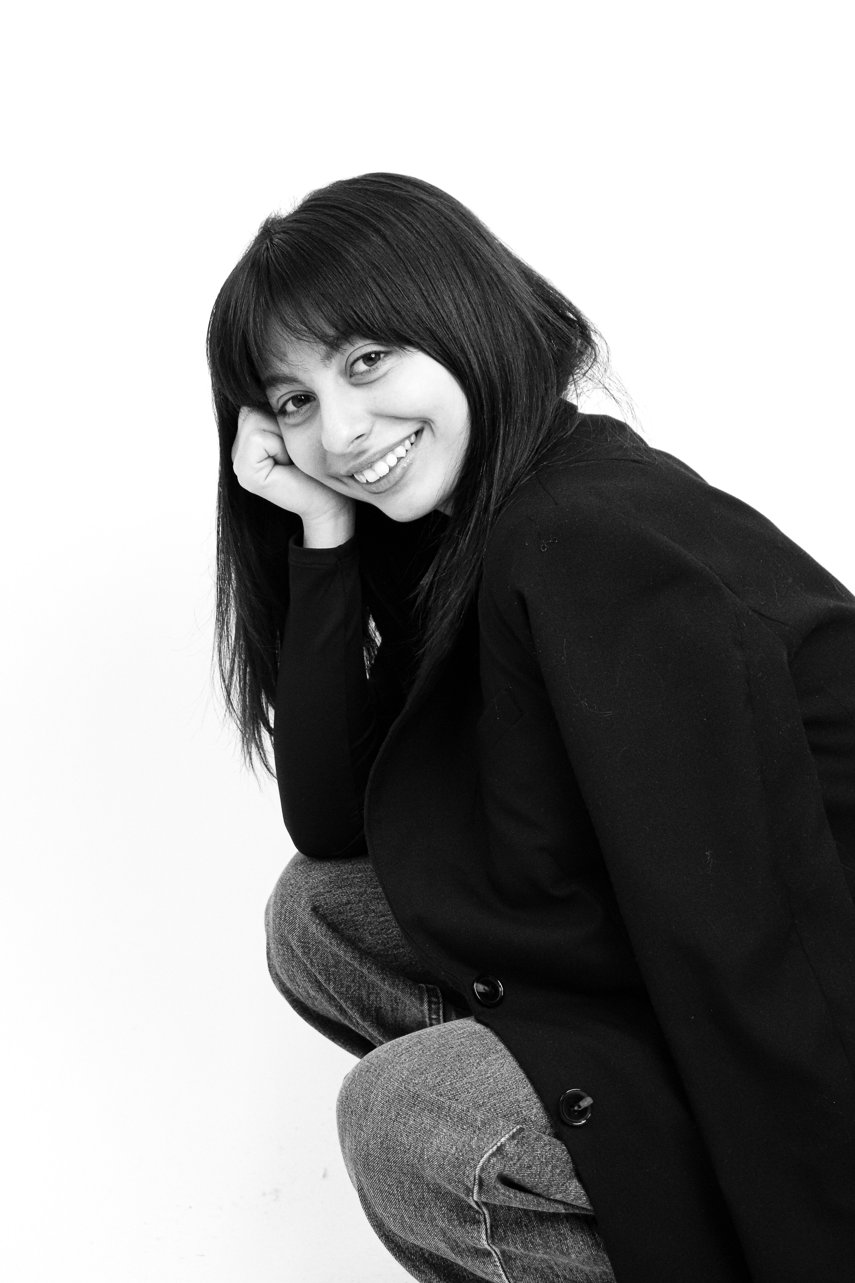 A black and white picture of Despina Ivanova